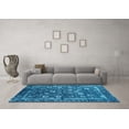 thumbnail image 3 of Ahgly Company Indoor Rectangle Oriental Light Blue Industrial Area Rugs, 2' x 5', 3 of 4