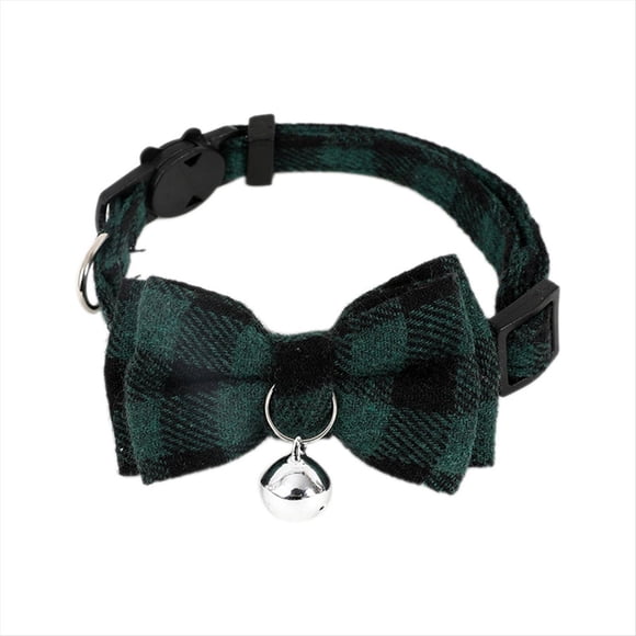 D-Cute Collar para Gatos Collares para Perros y Cachorros Pequeños Collar con Lazo para Gatitos Collar con Lazo y Campana para Perros y Gatos