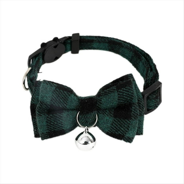 D-Cute Collar para Gatos Collares para Perros y Cachorros Pequeños Collar con Lazo para Gatitos Collar con Lazo y Campana para Perros y Gatos