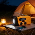 thumbnail image 6 of Horivan Solar Hand Crank Emergency Radio Portable AM/FM/NOAA Weather Radio 2000mAh Power Bank for Phone Charging Survival Gear for Camping Hiking Outdoor Emergency Preparedness Kit, 6 of 7