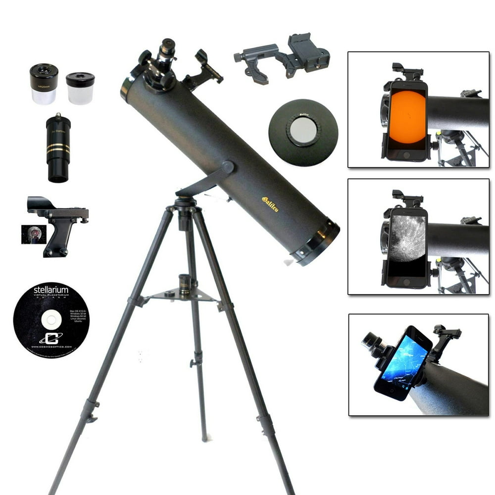 Galileo 800mm x 95mm Astronomical telescope kit with Smartphone Adapter