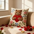 thumbnail image 4 of Valentine's Day Heart Pattern Pillowcase, Sofa Cushion Decoration for Festive Living and Bedroom Ambiance, 4 of 6