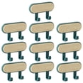 thumbnail image 1 of Perchero de pared de 10 piezas, perchero creativo de madera para sombreros, llaves multifuncionales 2 Ganchos Azul, 1 of 9