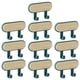 thumbnail image 1 of Perchero de pared de madera multifuncional, adhesivo, portátil, para el hogar, 10 unidades 2 Ganchos Azul, 1 of 9