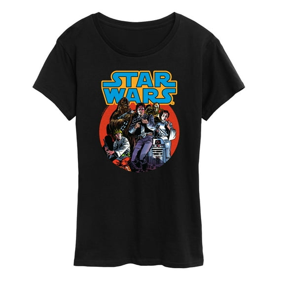 Star Wars - Han Solo Comic - Women's Short Sleeve Classic Fit Tee