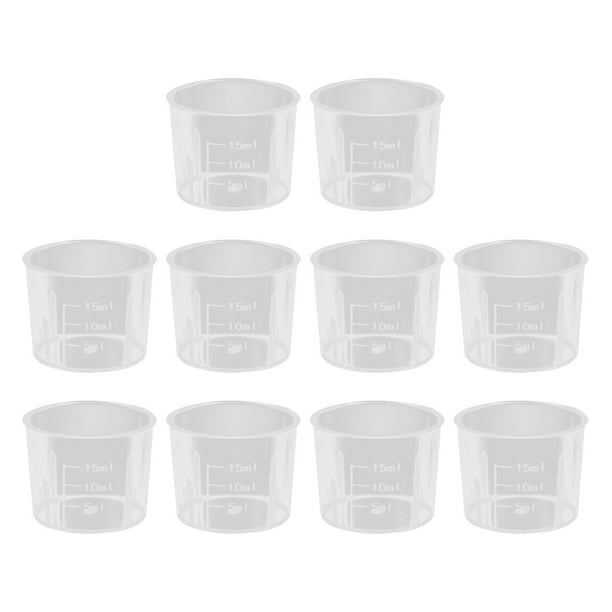 ZENTREE Transparent Graduated Measuring Cups Mixing for Paint Resin