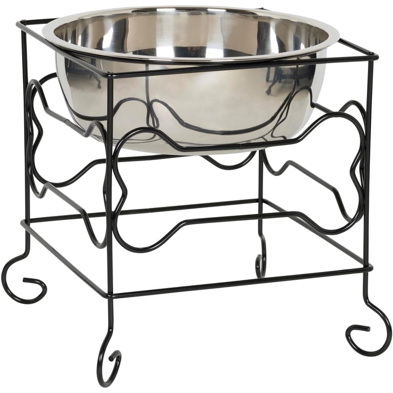 YML DSB10 Ergonomic Elevated Dog Bowls with Stand photo 3