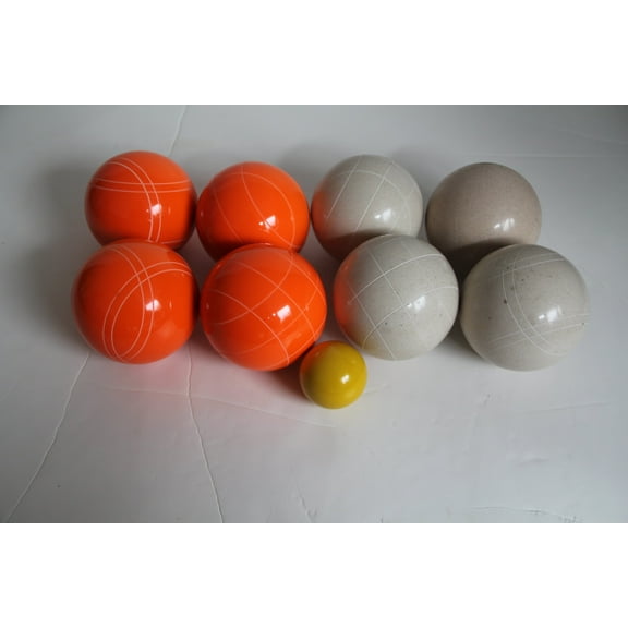 EPCO Tournament Set - 110mm White and Orange Bocce Balls - NO Bag Option [Toy]