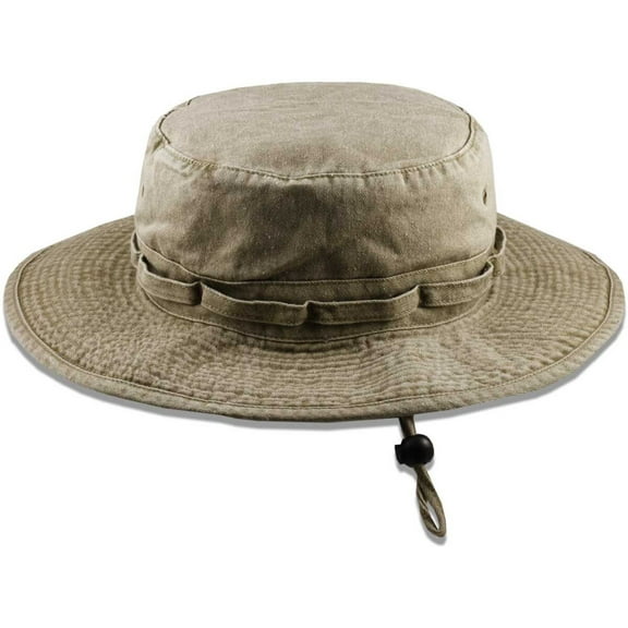 Extra Big Fishing Hats (Reversible)-Khaki