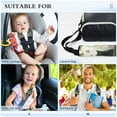 thumbnail image 5 of 2 Pcs Seat Belt Strap Covers Pad for Car Soft Flannel Car Seat Belt Shoulder for All Cars Black Cat on A Swing, 5 of 8