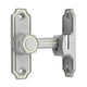 thumbnail image 2 of Cerradura de pestillo de puerta de 90 grados y 180 grados, cerradura de puerta segura para exteriores Plata Luminosa, 2 of 9