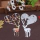 thumbnail image 2 of Cuadros Decorativos Troqueles de corte para manualidades plantillas para álbum de recortes tarjeta de álbum en relieve regalo (corazón) Wdftyju embutido en tela, 2 of 6