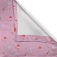 thumbnail image 4 of Ambesonne Valentine's Day Window Valance, Hearts and Cupid, 54" X 18", Pink Burnt Sienna, 4 of 5