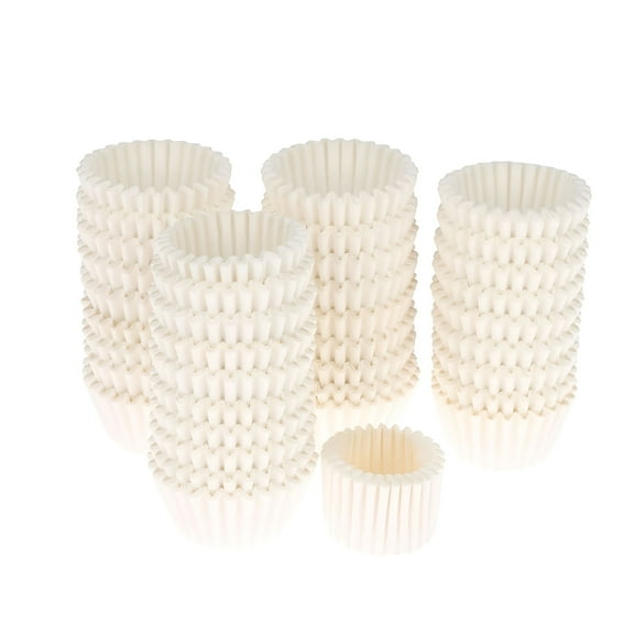 ACDANC 1000PCS Mini Chocolate Paper Liner Baking Muffin Cake Cupcake Case Solid Color