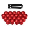 thumbnail image 6 of jiaping 3x20pcs Universal 17mm Wheel Nut Covers Lug Nut Caps Screw Protector Red, 6 of 9