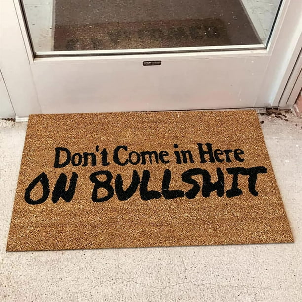 Felpudo de Bienvenida para Puerta de Entrada - 60 X 40 Cm, Antideslizante, para Interior y Exterior, Absorbente y Lavable, para Porche, Patio, Garaje, Autocaravana, Dormitorio, Baño, Cocina y Oficina