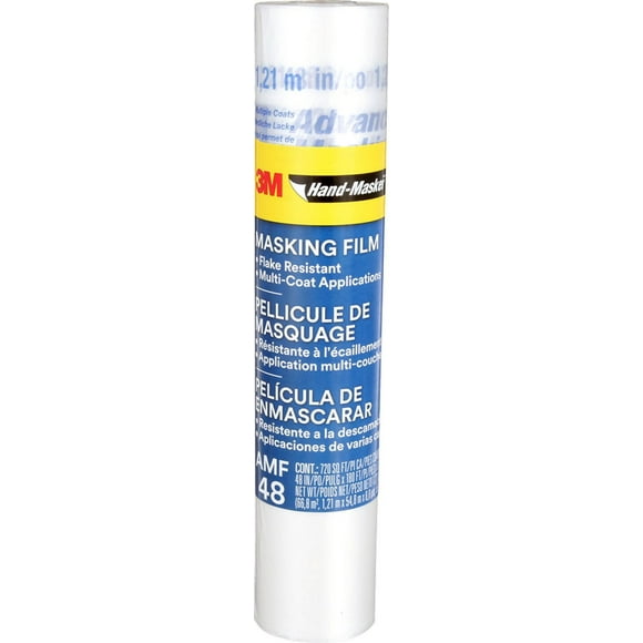 3M AMF48 48 » x 180 pi x .35 mil Masqueur à main Film de masquage avancé