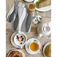 thumbnail image 4 of Gray Stripes Kitchen Dish Towels for Drying Dishes Set of 3, Vintage Farmhouse Greyish Ripple Pattern Waffle Weave Microfiber Hand Tea Bathroom Towels Quick Dry & Absorbent Towel 15.7x23.6, 4 of 7
