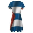 thumbnail image 5 of Bandera Cubana Women's Dress Short Sleeve Summer Sundress Summer Women Clothes, 5 of 7