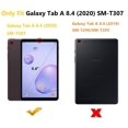 thumbnail image 2 of Galaxy Tab A 8.4 Case 2020, Heavy Duty Rugged Full-Body Hybrid Shockproof Drop Protection Cover with Kickstand for Samsung Galaxy Tab A 8.4 2020 Model SM-T307 (Rose), 2 of 6
