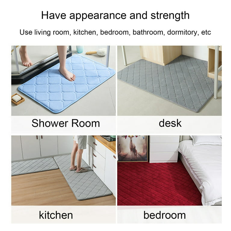 Ultra Soft Plush Bath Mat Set, Non-slip Washable Bath Rug, Heavy Thickened  Soft And Comfortable Water Absorbent Quick Dry Bath Mat, Shower Mat, Living  Room Bedroom Entrance Door Mat, Bathroom Accessories, Bathroom