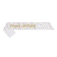 thumbnail image 2 of Banda Unique Happy Birthday  Gold Foil, 1 Pieza, 2 of 4