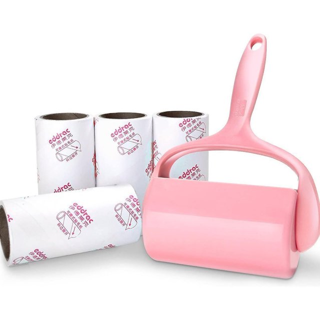 Sticky Lint Roller, Pet Hair Roller, Dog & Cat Hair Remover Kit,4 Refills 240 Sheets, Lint Brush For Clothes, Carpet, Car Seats, Dust, Dogs, Durable H