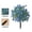 Blue, variant on huayou Elegant Artificial Ground Plug Flower, 22.83 Inch 48 Fork Violet Fake Bloom With Green Leaves Stake, for Lawn Yard Patio Garden Outdoor Landscape Decor