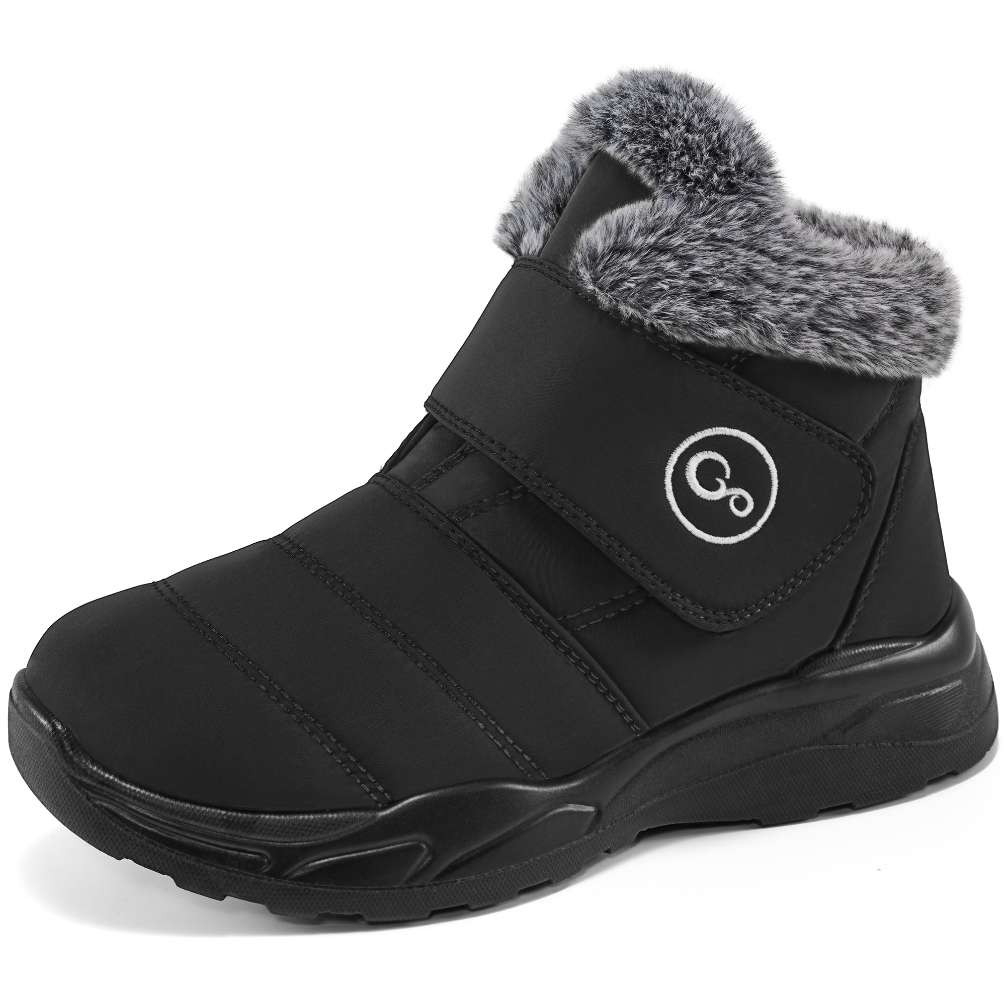 Ablanczoom Snow Boots Womens with Warm Faux Fur Women Winter Boots non-slip Outdoor Booties