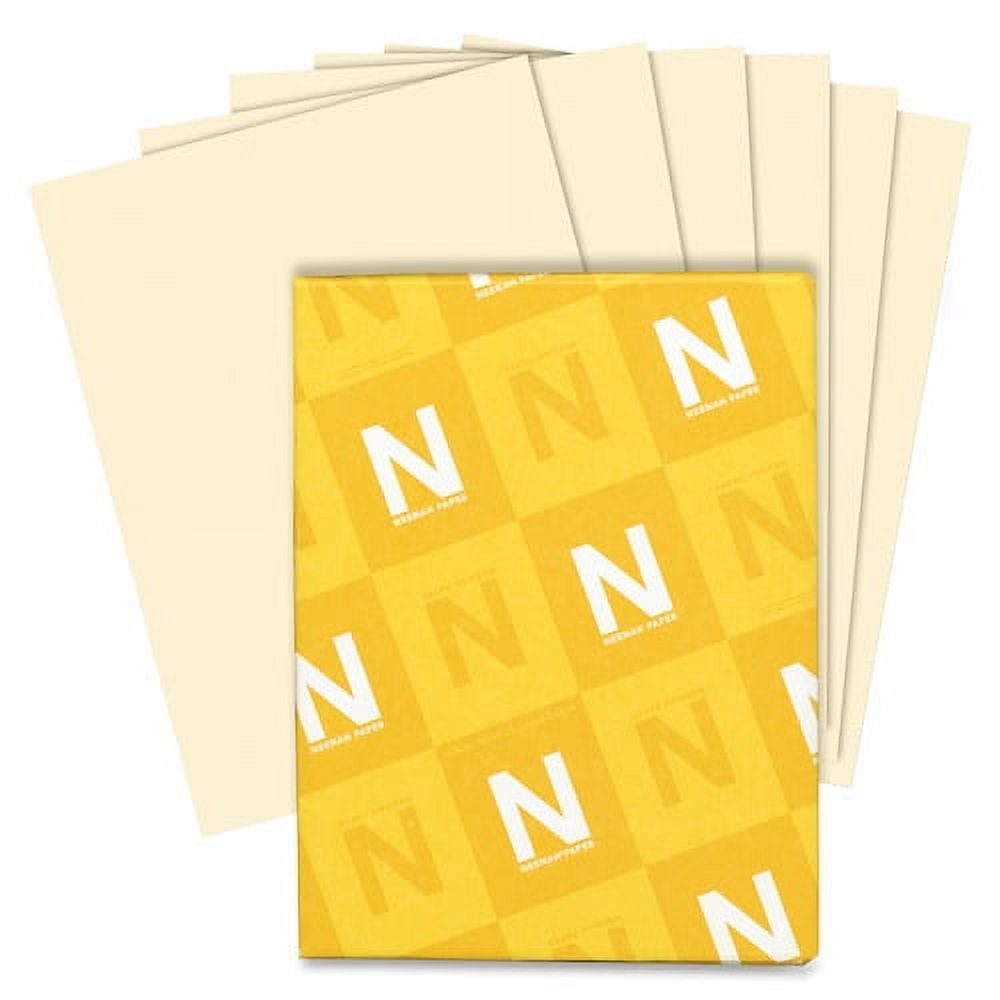 Neenah Paper 01352 8.5 in. x 11 in. 24 lbs. Bond Weight CLASSIC CREST Stationery - Baronial Ivory (500/Ream)