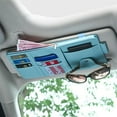 thumbnail image 5 of Lcxifdre Car Sun Visor Organizer, Multi-Function Faux Leather Storage Pocket Sun Visor Pouch, Eyeglasses Card Holder with Clip, Automotive Interior Accessories, 5 of 5