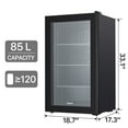 KUPPET 120Can Beverage Cooler and Refrigerator, Small Mini Fridge for