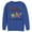 Royal Blue, variant on Men's SpongeBob SquarePants Christmas Santa Can Explain Sweatshirt Royal Blue 2X Large