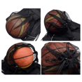 thumbnail image 2 of Mochila de baloncesto deportiva con compartimento para pelotas, amplio espacio de almacenamiento para zapatillas de baloncesto, bolsa de deporte (gris oscuro), 2 of 5