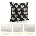thumbnail image 4 of PHYHOO Valentine's Day Throw Pillow Covers, Valentine Heart Stripes p.s. Wedding Cushion Case Decoration for Sofa Couch, 4 of 5