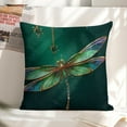 thumbnail image 6 of dragonfly jewelry illustration linen throw pillowcase decoration pillowcase gifting preferred 18x18 inch cushion cover 4 sets sofa pillowcase sofa bedroom living room car, 6 of 8
