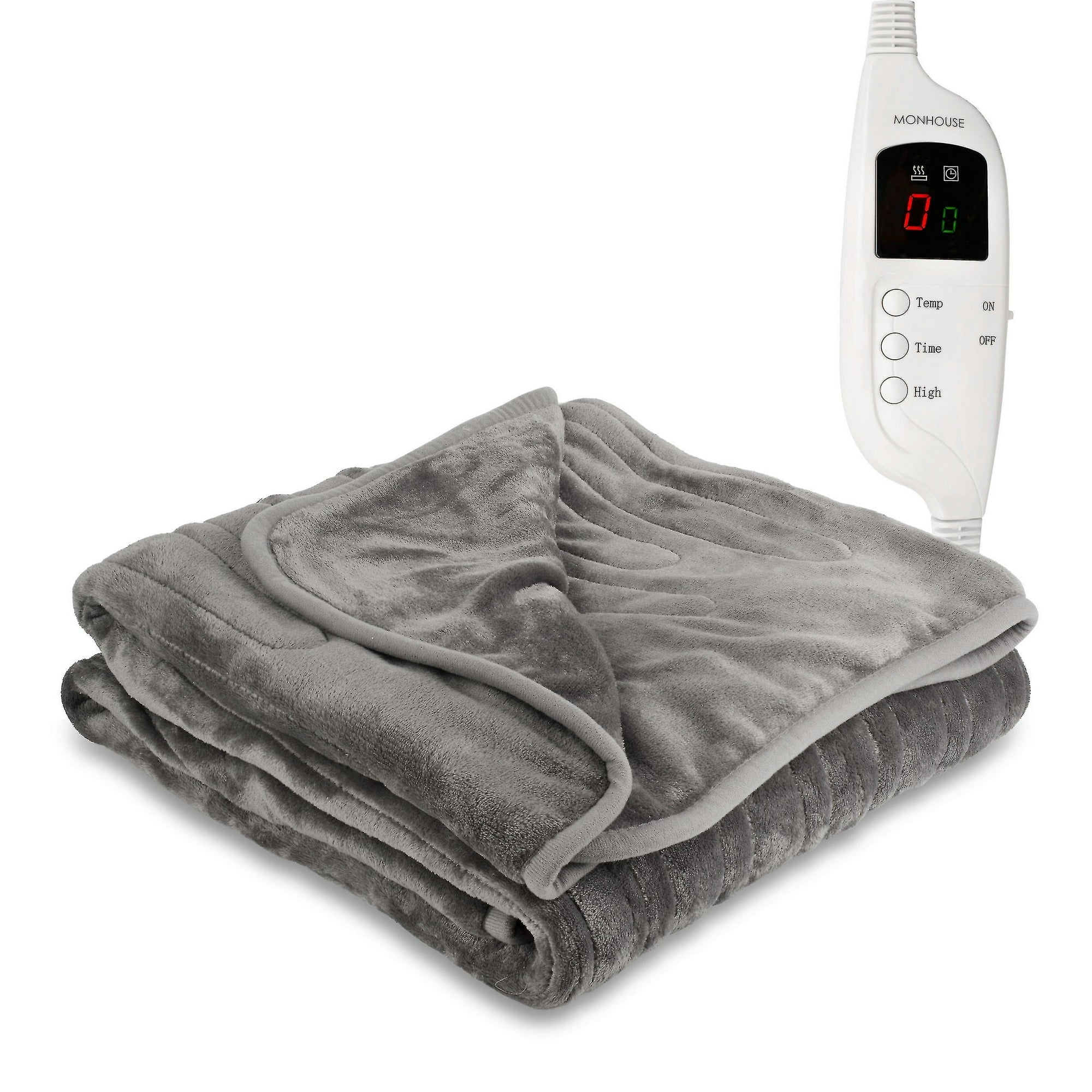 Electric Blanket Heated Throw Digital Controller 9 Hour Timer 9 Heat  Settings | Walmart Canada