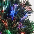thumbnail image 5 of Flexible Flyer Small Pre-lit Fiber-Optic Christmas Tree. 500 Fiber Light Tips Tabletop LED Green 32”, 5 of 6