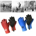 thumbnail image 3 of Joernso 1 Pair Riding Gloves Anti Skid Half Finger Unisex Shock Absorption Bike Gloves for Cycling, 3 of 8