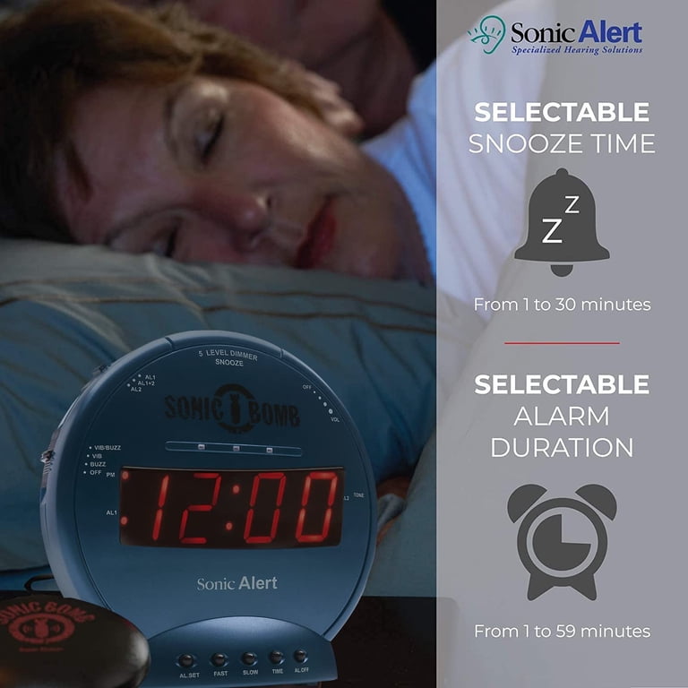 plug anal onde comprar Impecca WAV110P Riptunes Vibrating Dual Alarm Clock W/so main image 1