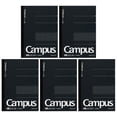 thumbnail image 1 of Cuaderno KOKUYO Campus Semi A5, cuadriculado de 5 mm, 40 hojas, paquete de 5, 1 of 3