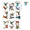 thumbnail image 2 of 9Pcs Double-Sided Hummingbird Stickers Decorative Accessories Static Glass Sticker Window Decals window and door Home Decoration, 2 of 7