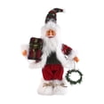 thumbnail image 3 of Figura de Papá Noel Muñeco de Papá Noel Adorno tradicional Muñeca navideña coleccionable 30 centímetros, 3 of 9