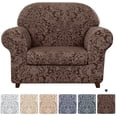 thumbnail image 1 of Subtrex Stretchy 2-Piece Washable Armchair/Lovesaet/Sofa/XL-Sofa Slipcover, Jacquard Damask Pattern, 1 of 6