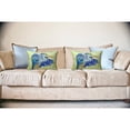 thumbnail image 2 of Betsy Drake Interiors Teal Blue Heron No Cord Pillow 16x20, 2 of 2
