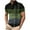 Army Green, variant on snilers Men's Golf Shirt Collared Button Down Shirt Short Sleeve Color Block Stripes Work Casual Pullover Summer Athletic Tops