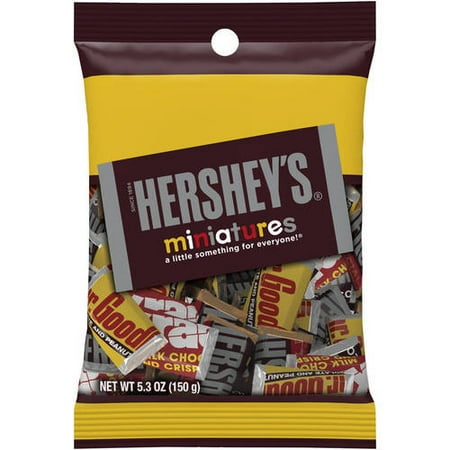 Hershey's, Miniatures Chocolate Assortment Candy, 5.3 Oz