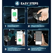 OBD2 Scanner Bluetooth, Car Code Readers & Scan Tools for iOS & Android, Wireless Auto Diagnostic Scan Tool to Check Engine & Fix All Cars & Vehicles, Bluetooth 5.4