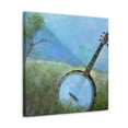 thumbnail image 2 of Banjo in Moonlight Scene - Canvas, 2 of 10