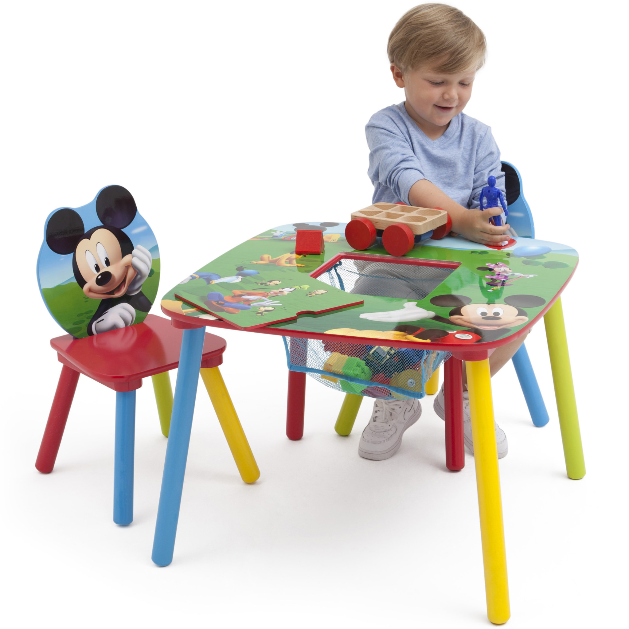 Disney Mickey Mouse Wood Kids Storage Table and Chairs Set by Delta Children - image 5 of 5